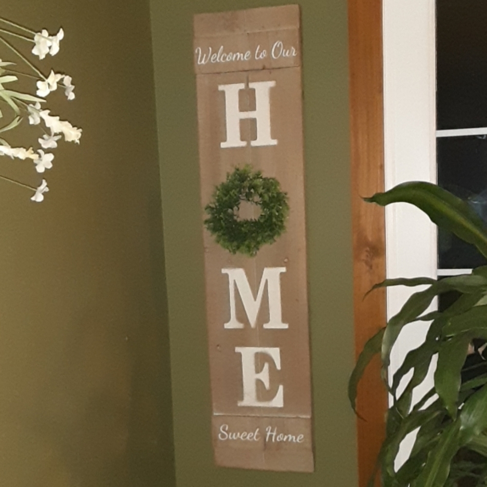 Wall home sign
